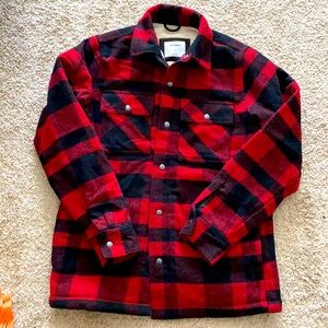 Sherpa Lined Flannel Jacket